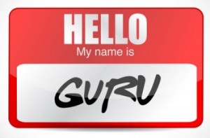 A Guru with a Nametag